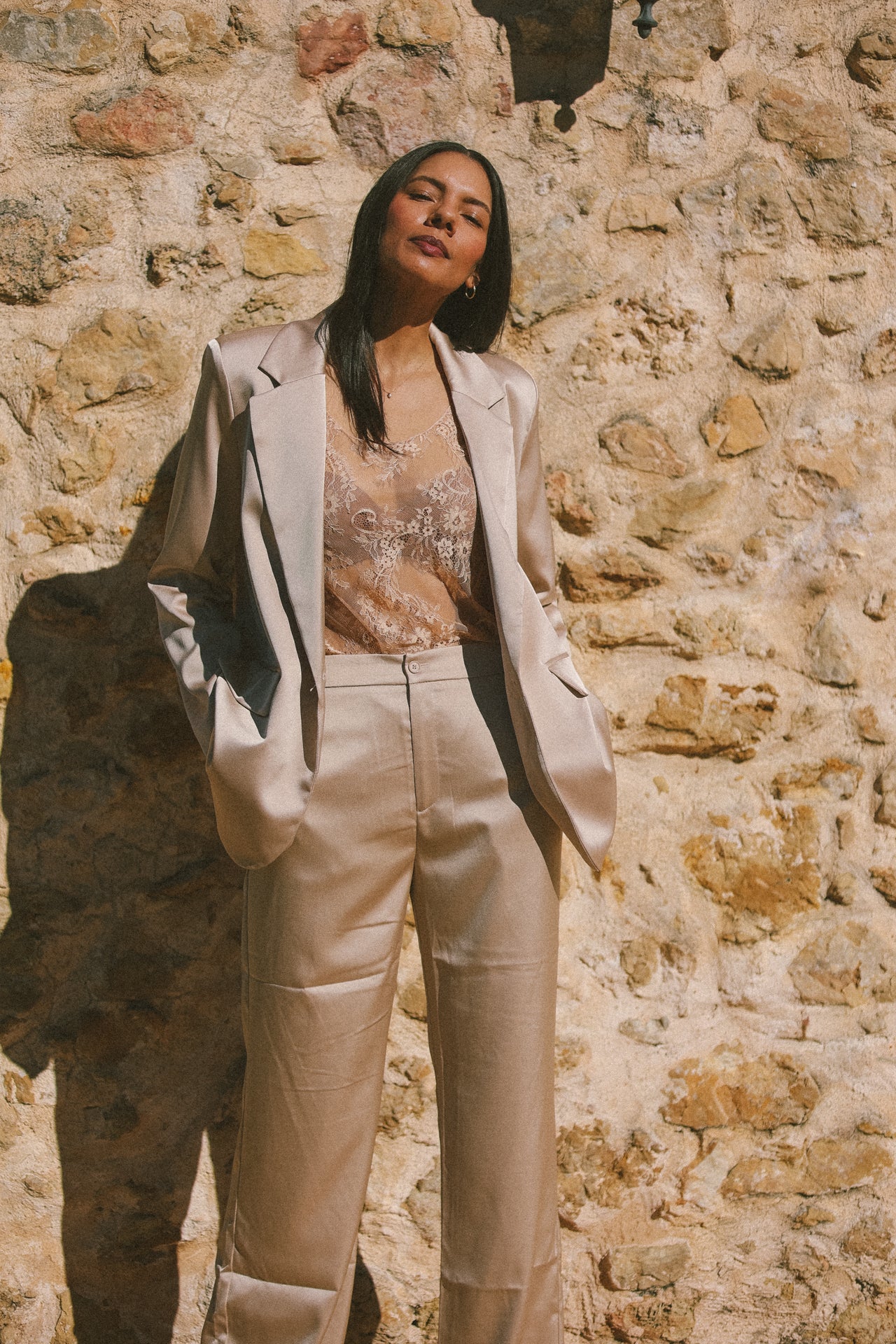 Blazer beige - ATTENTIF