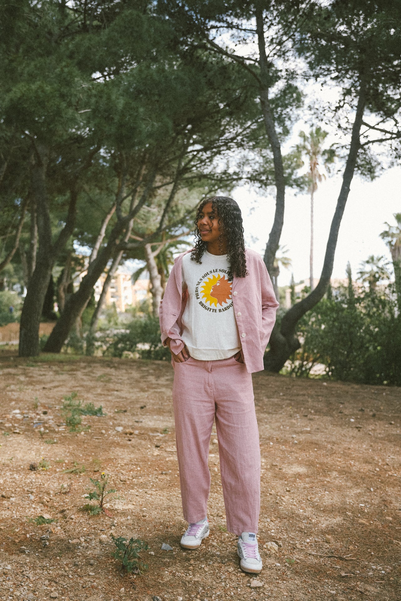 Pantalon ballon rose - OMER