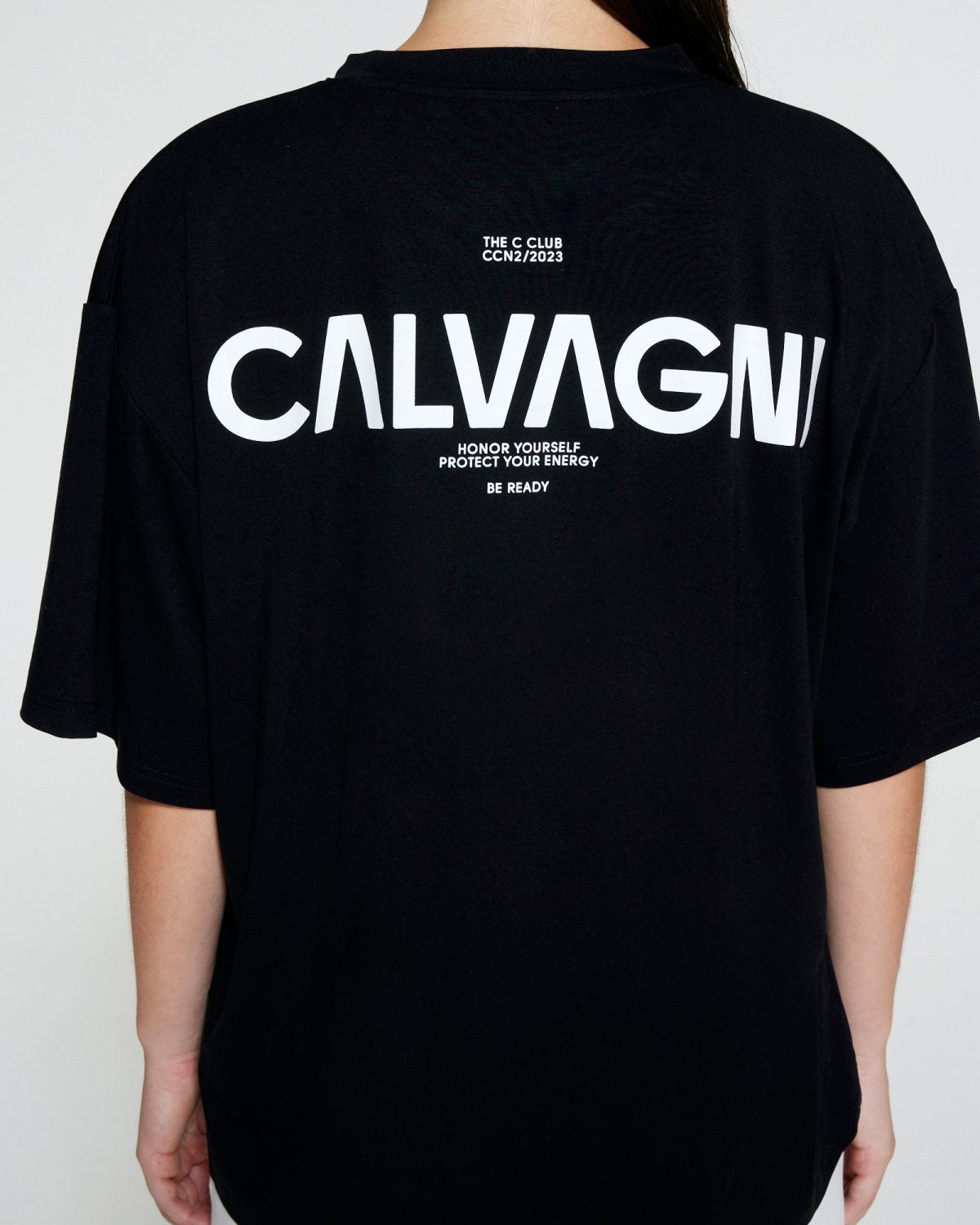 Essential t-shirt noir- CALVAGNI