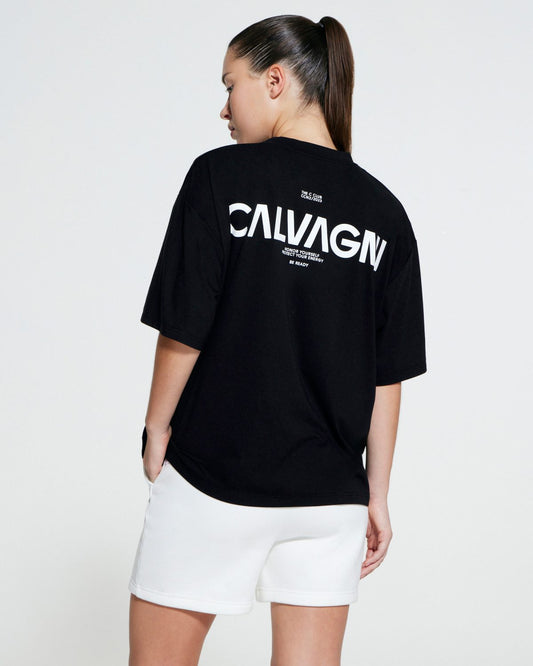 Essential t-shirt noir- CALVAGNI