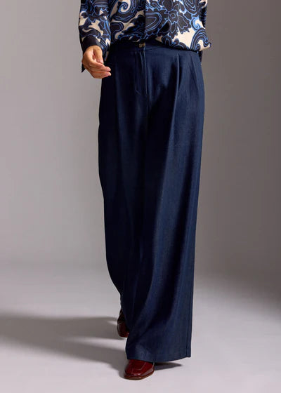 PANTALON FLUIDE EN TENCEL FABIO DENIM