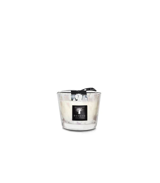 Bougie White Pearl Max 10 - BAOBAB