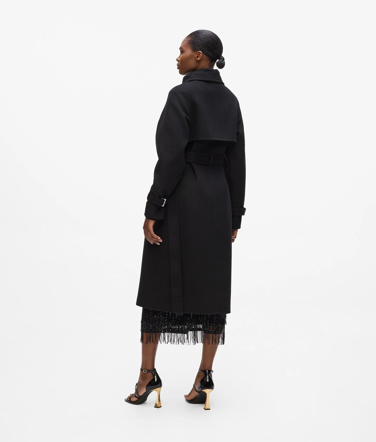 MANTEAU LONG CEINTURE - KARL LAGARFELD