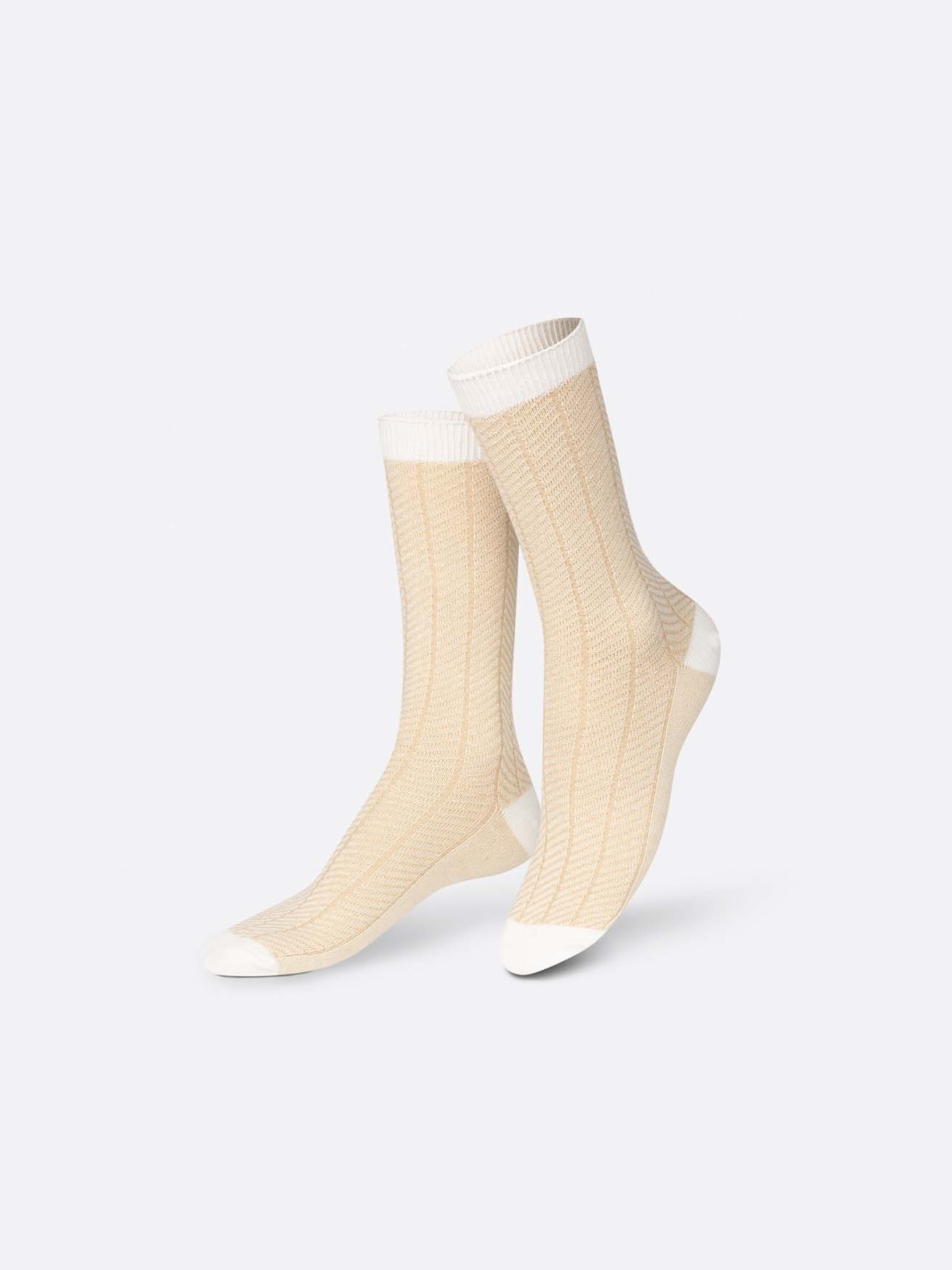 CHAUSSETTES UNISEXE UNISIZE- Camembert