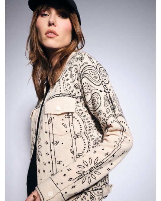 Blouson CHOUPETTE BANDANA sable - MPC