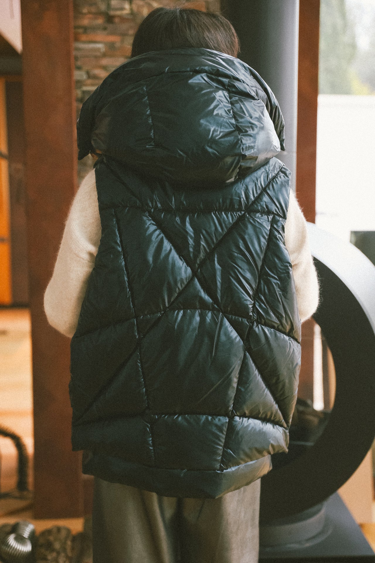 DOUDOUNE Gilet Dew Black Metallic - BLONDE N°8