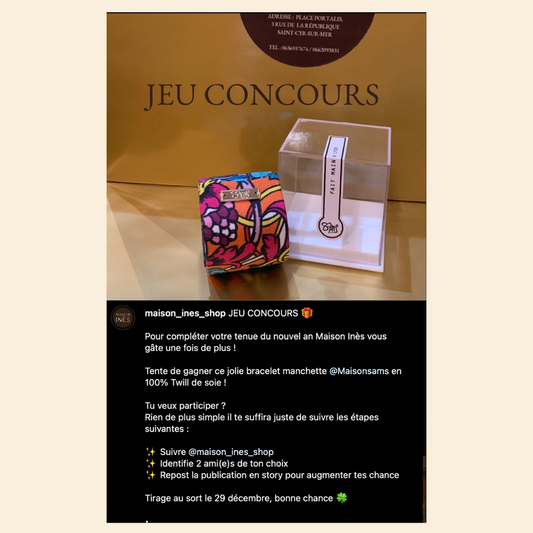 JEU CONCOURS MAISON SAMS