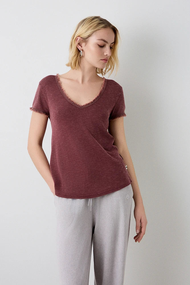 Basic top V-neck - BSB