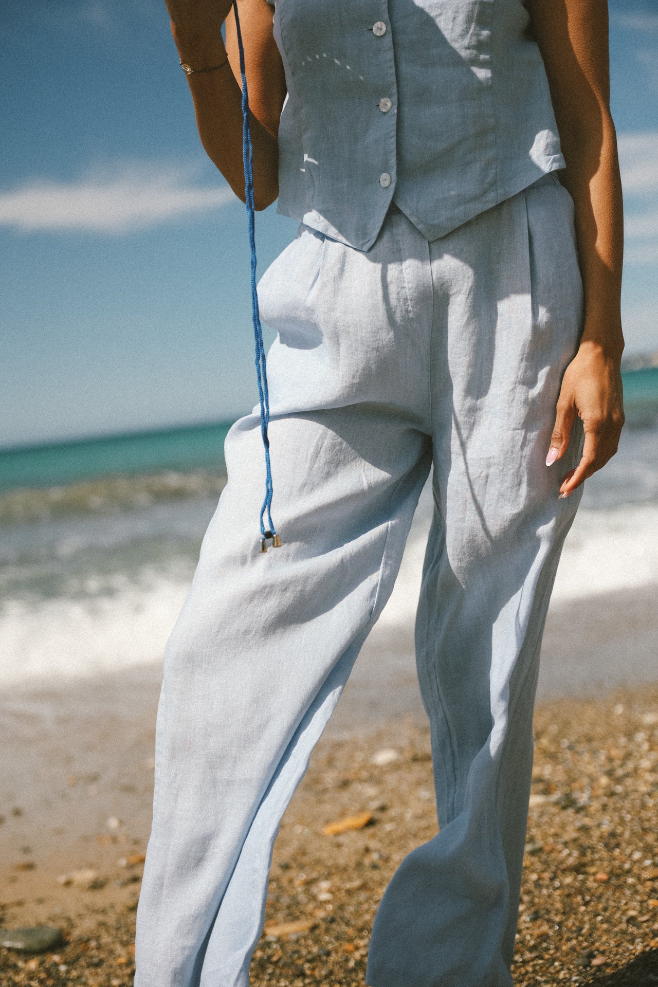 ZELINO - Pantalon lin