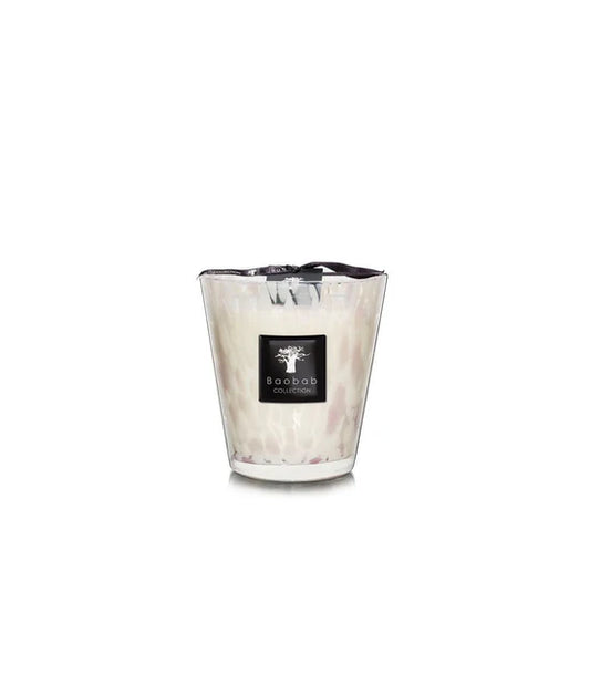 Bougie White Pearl Max 16 - BAOBAB