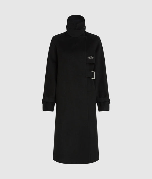 MANTEAU LONG CEINTURE - KARL LAGARFELD