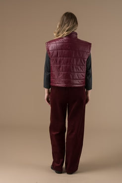 Pantalon Cleo velours côtelé esprit tailleur