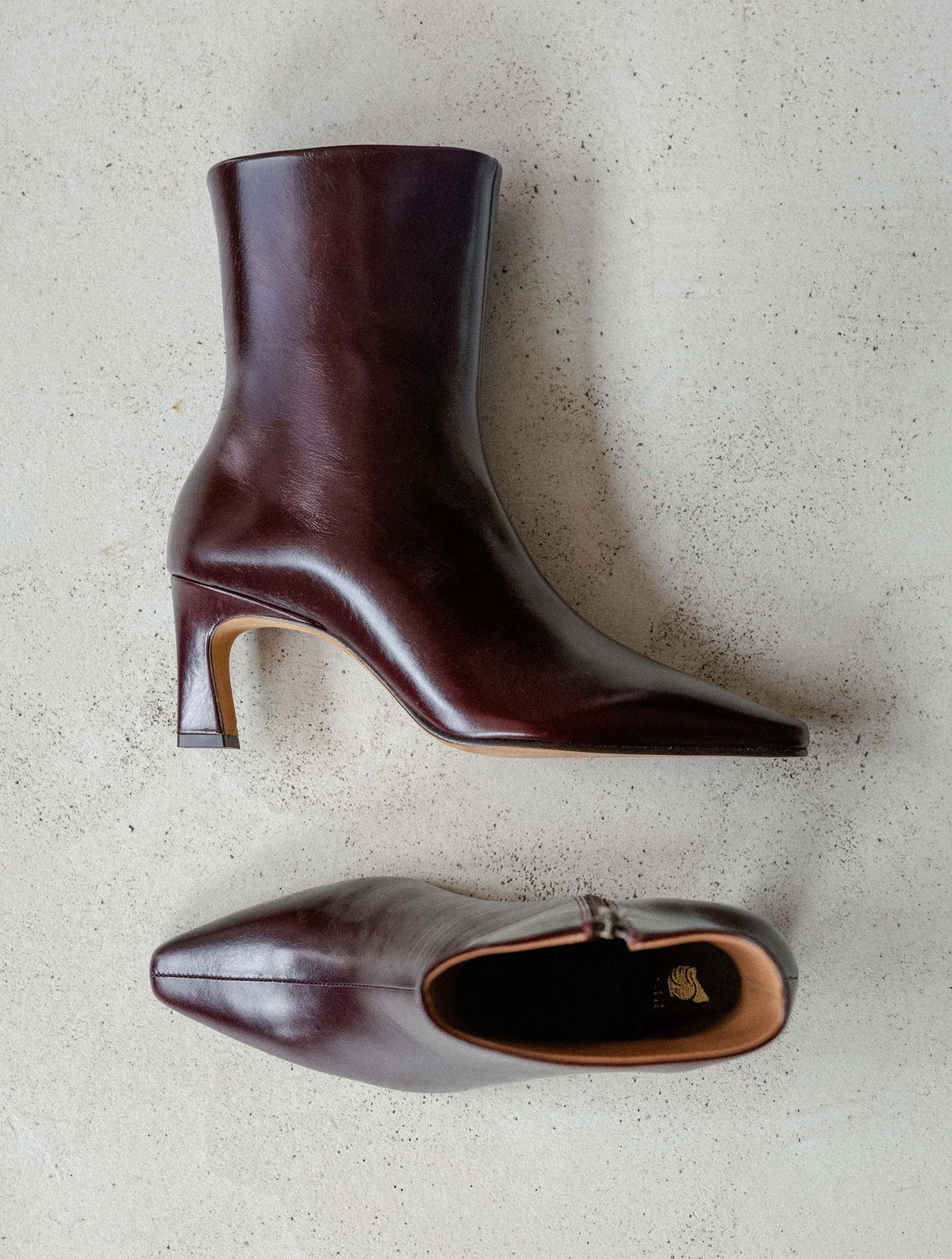 Bottines à talons - Émilie cabernet - BOBBIES