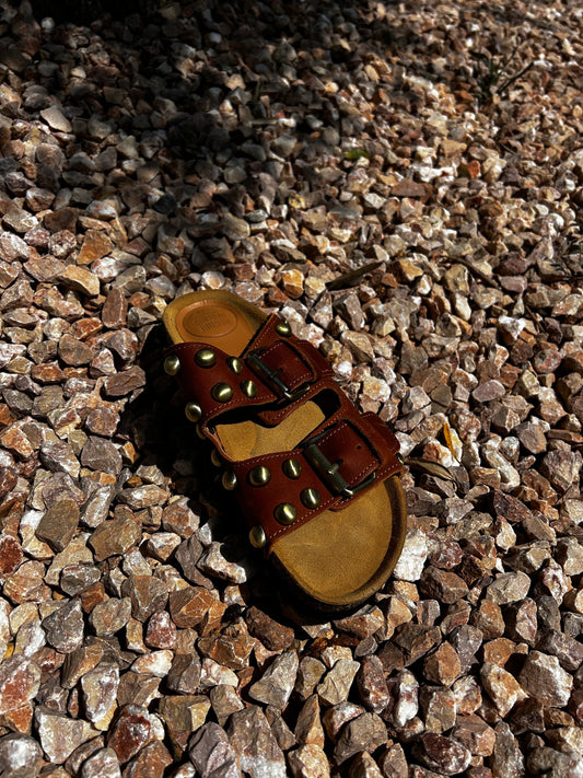 Sandale camel - VIRGINIE DARLING