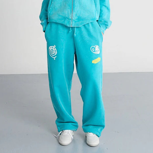 Pants Washed Escargot Medical Green - BISOUS