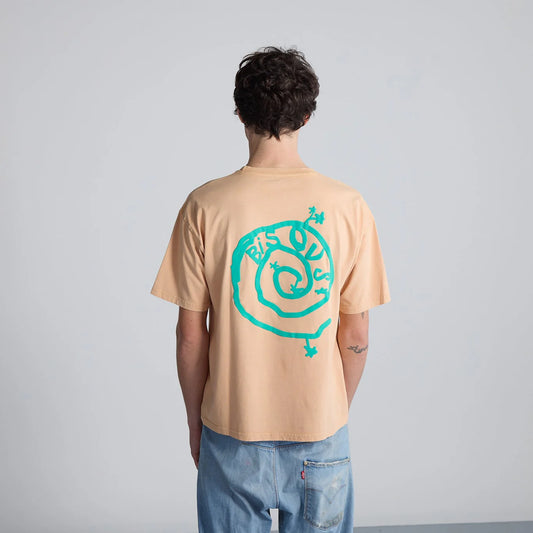 T-shirt Spiral Washed Beige - BISOUS