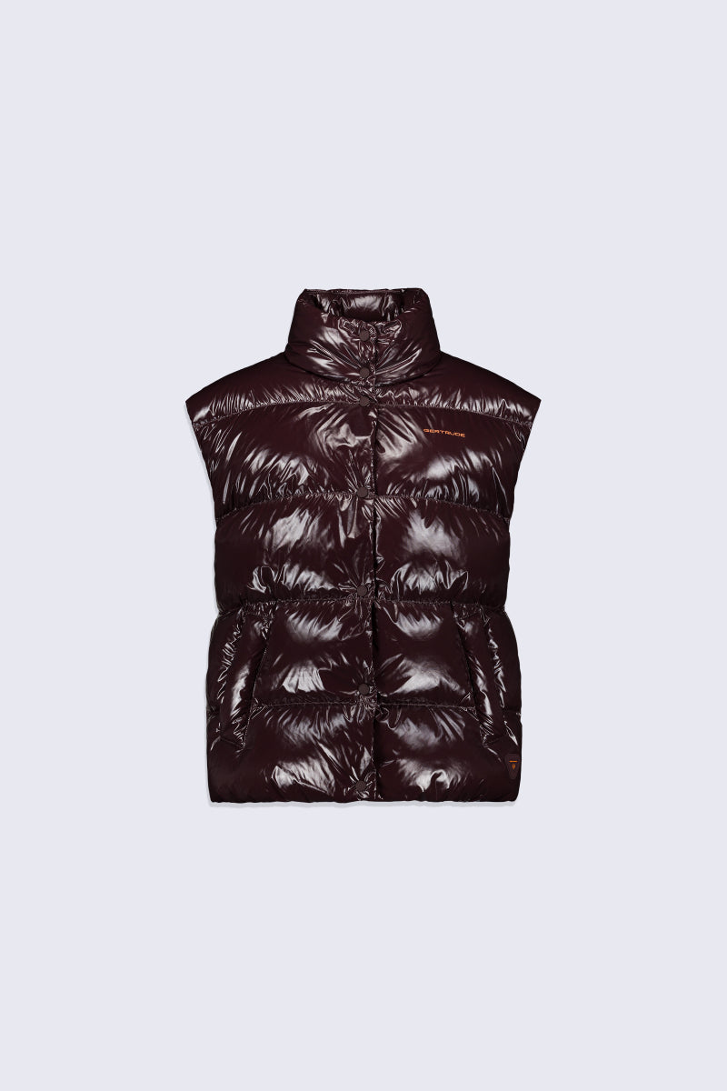 Doudoune sans manches brillante oversize Mara Bright