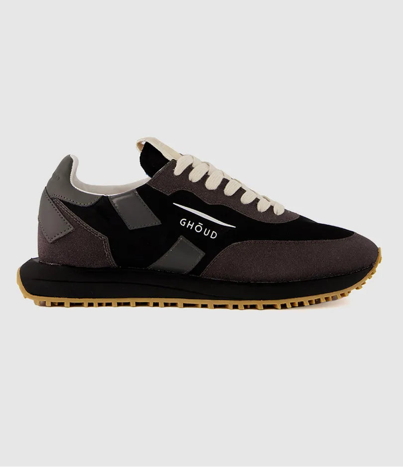 Baskets star cuir noir Starlight - GHOUD