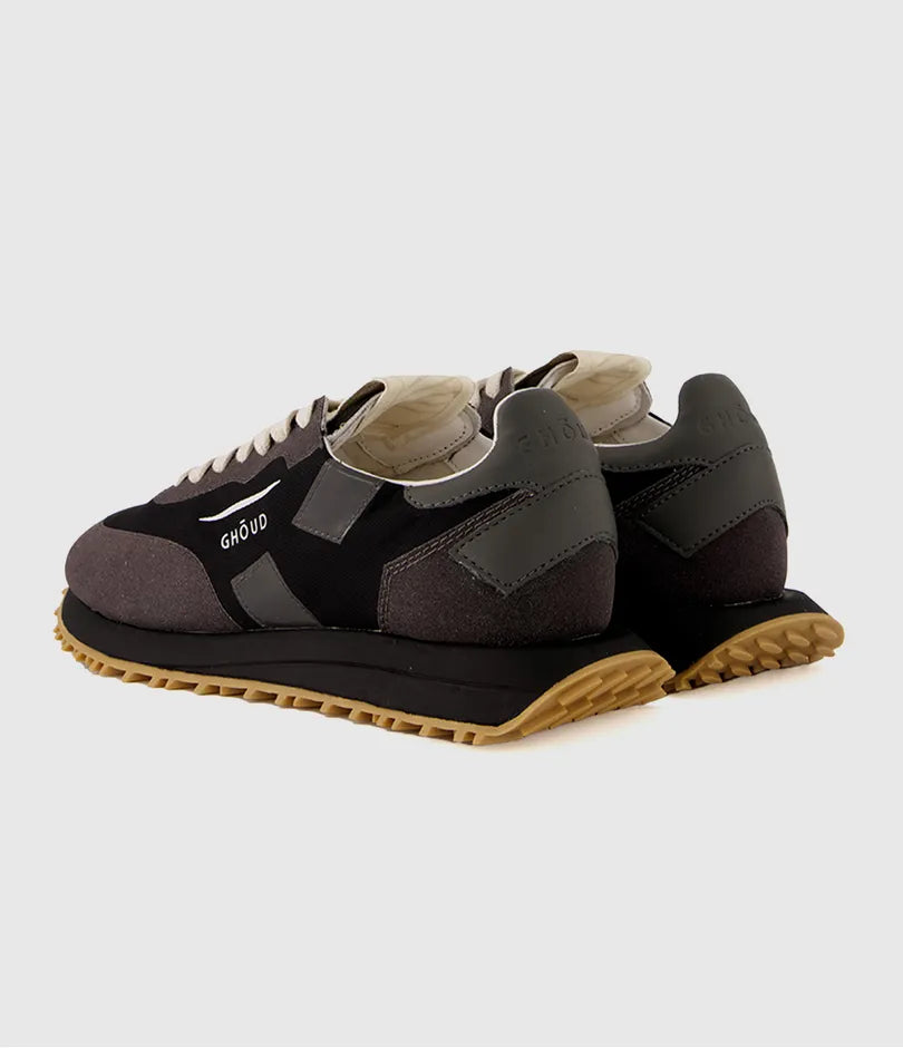 Baskets star cuir noir Starlight - GHOUD