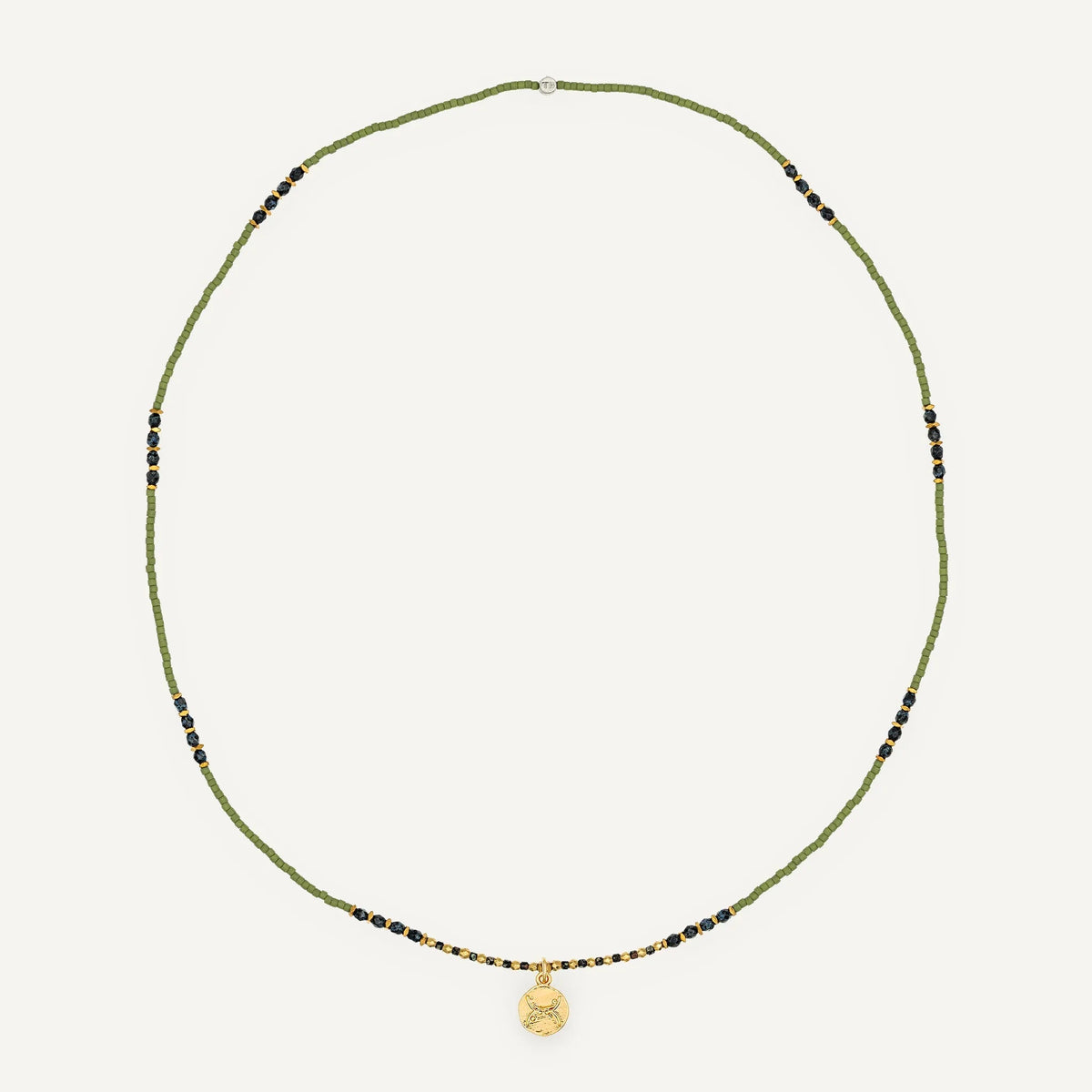 Bracelets colliers - CONNEXION 3 VERT - TETES BLONDES – bijou déplié sur fond blanc